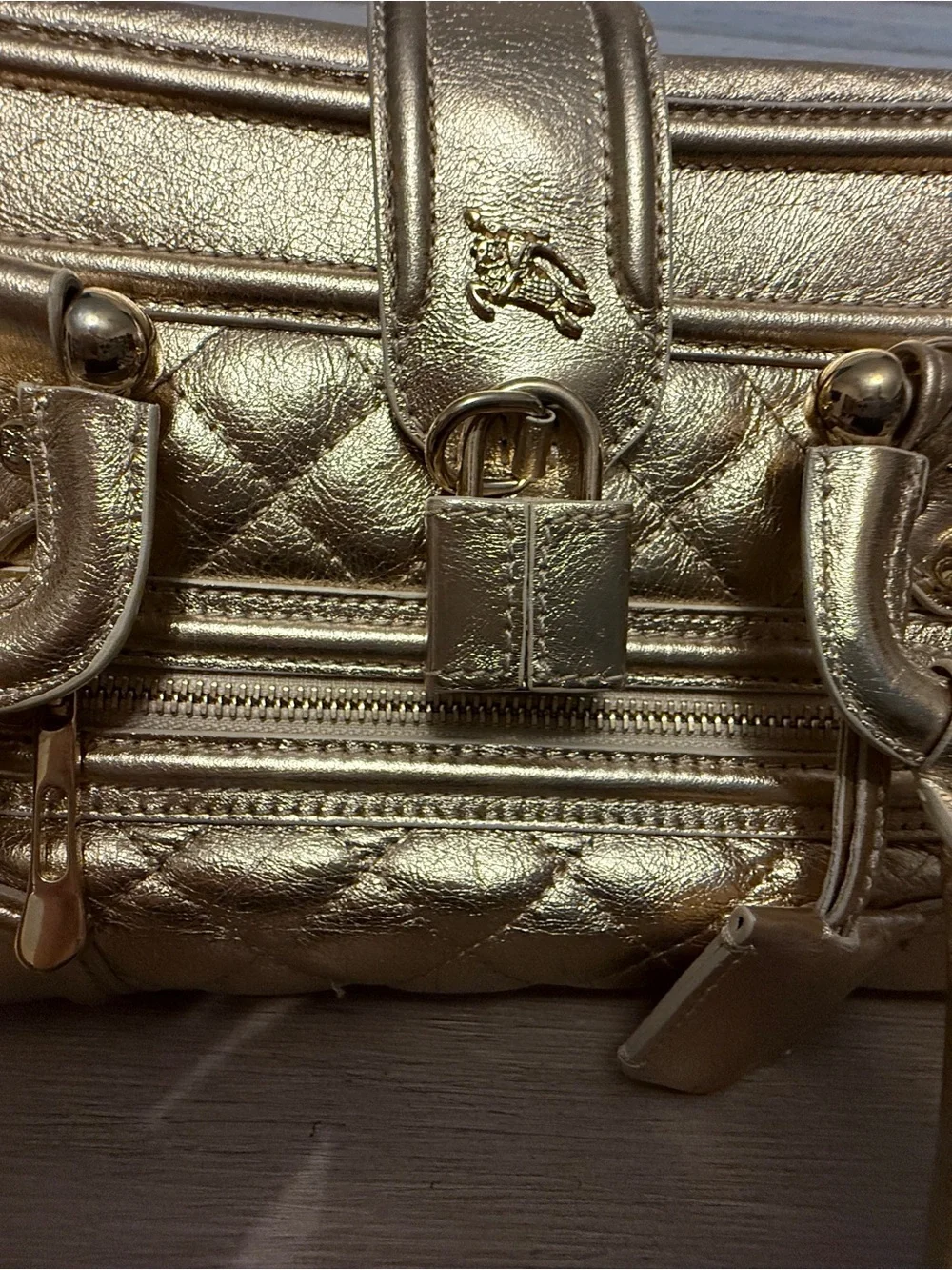 Authentic Burberry Manor Bag w Dustbag